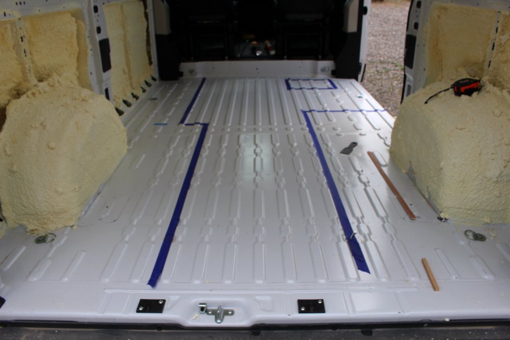 Our Promaster Camper Van Conversion Flooring Build A Green Rv