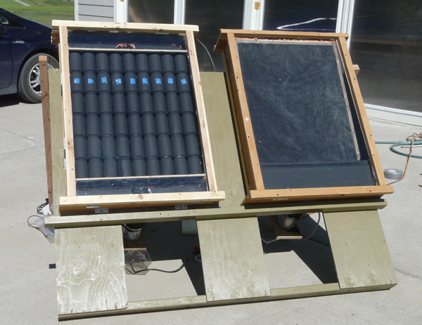 pop can and screen solar collectors