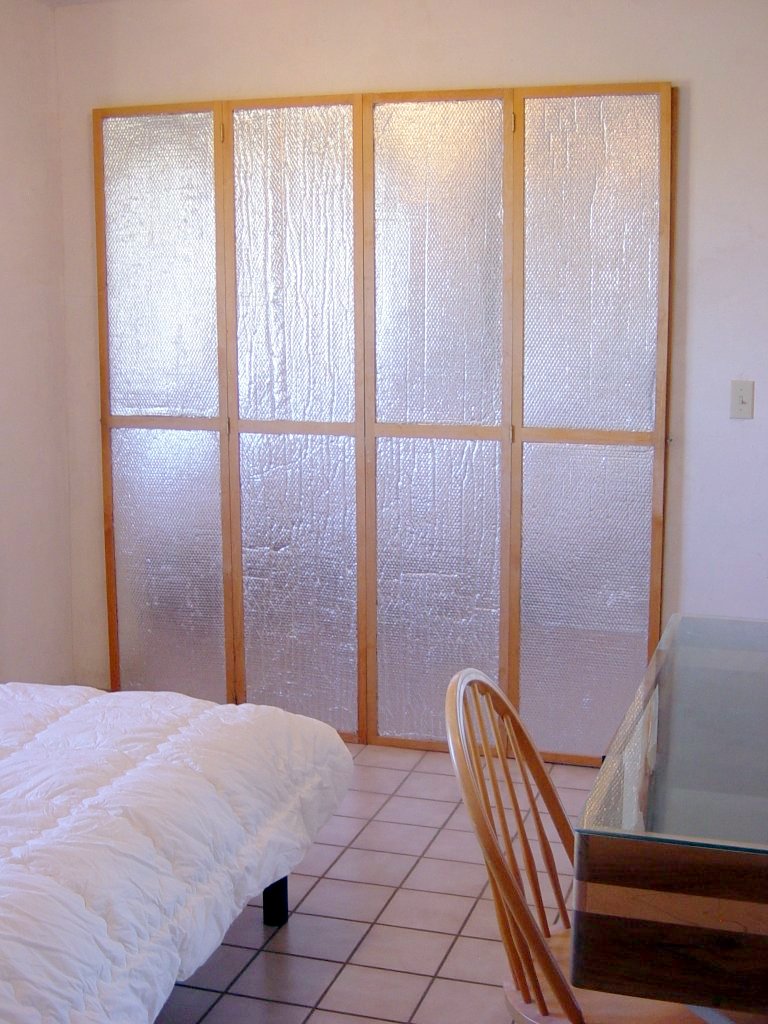 Insulating Window or Door Shutters Using Astrofoil Reflective Insulation
