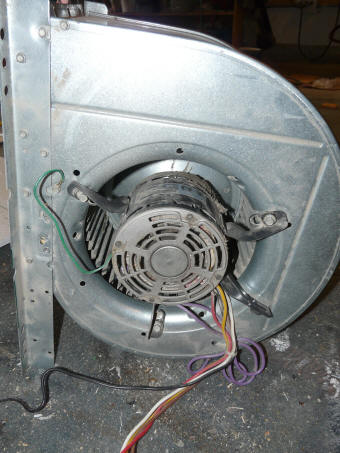 furnace blower of diy blower door