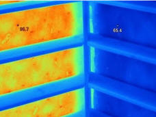 thermal image of roof