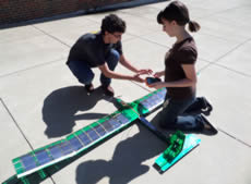 solar airplane model