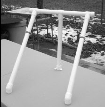pvc support rack for pv panels