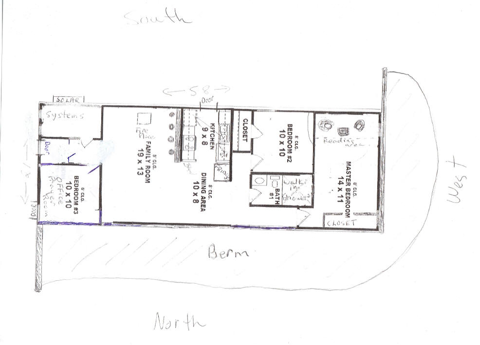 Passuve S0lar Bermed House With ICF Walls In Canada