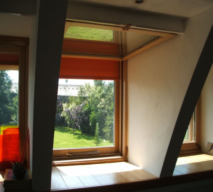 a simple quadrulple glazed window design