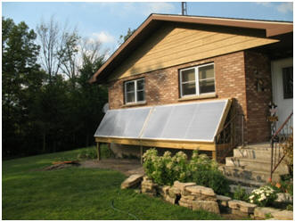 solar space and water heating system