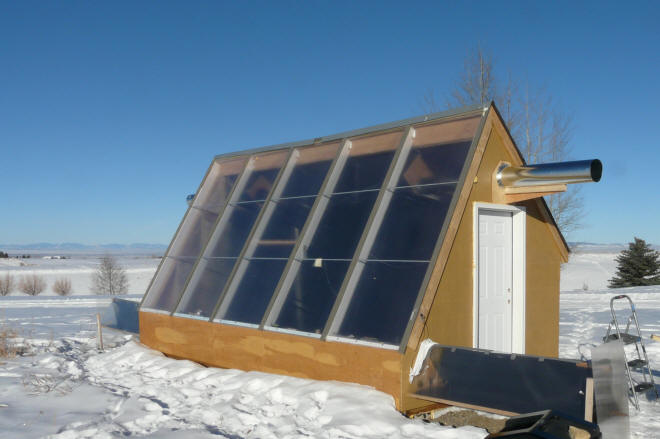 sunspace for space heating
