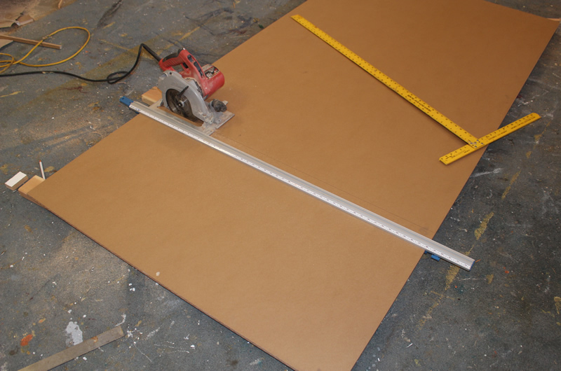 cutting bed pieces