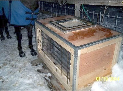 solar heated horse stock tank