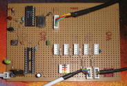 Home made temperature logger that uses "one wire" temperature sensors