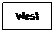 Text Box: West
